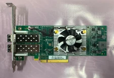 QLogic HD8310405-02 16Gbps Dual-Port Fibre Channel PCIe Network Adapter w/ SFP+