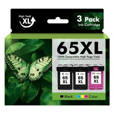 For HP 65 65XL Ink Cartridges For ENVY 5010 5055 5052 Deskjet 2600 3775 2680