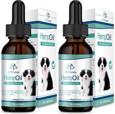 Max Potency Hemp Oil for Dogs  Cats - Help Anxiety Stress Pain Inflammation Art