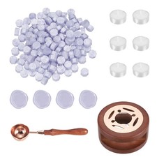 Wax Seal Kit, 150 Wax Beads, Candles, Light Purple