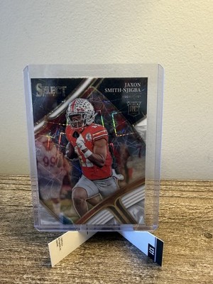 Panini 2023 Select Draft Picks Jaxon Smith-Njigba #107 Field Level White Lazer