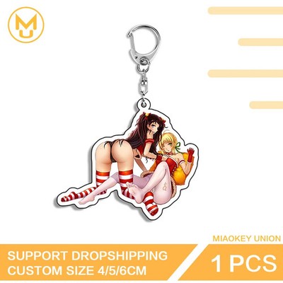 Altria Pendragon Tohsaka Rin Acrylic Keyring Multi Function Durable Keyring