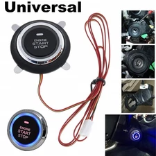 Universal Car Ignition Switch Engine Start Push Button Keyless Entry Starter Kit