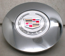2006 - 2011 Cadillac Dts Chrome Finish Oem Center Cap Pn 9597187 2006 - 2011 Cadillac Dts Chrome Finish Oem Center Cap Pn 9597187