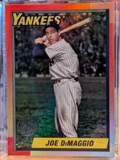 Joe DiMaggio Rainbow Foil 2025 Topps Update Series Baseball Card #U90-39 Yankees