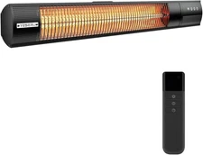 Yeserll Electric Patio Heater with Remote Control- 1500W Outdoor Heater Fast Hea