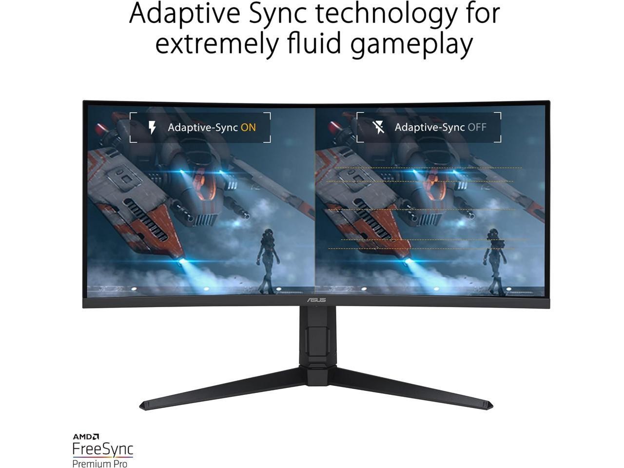Monitor ASUS TUF Gaming 34" ultrawide QHD 2K 1440P 180Hz AMD FreeSync Premium Pro, imagen 4