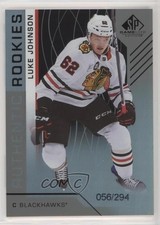 2018 Upper Deck SP Game Used Authentic Rookies Rainbow 56/294 Luke Johnson au7