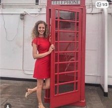 Michael Kors Red Lace Emboarded Women's Dress Size 4