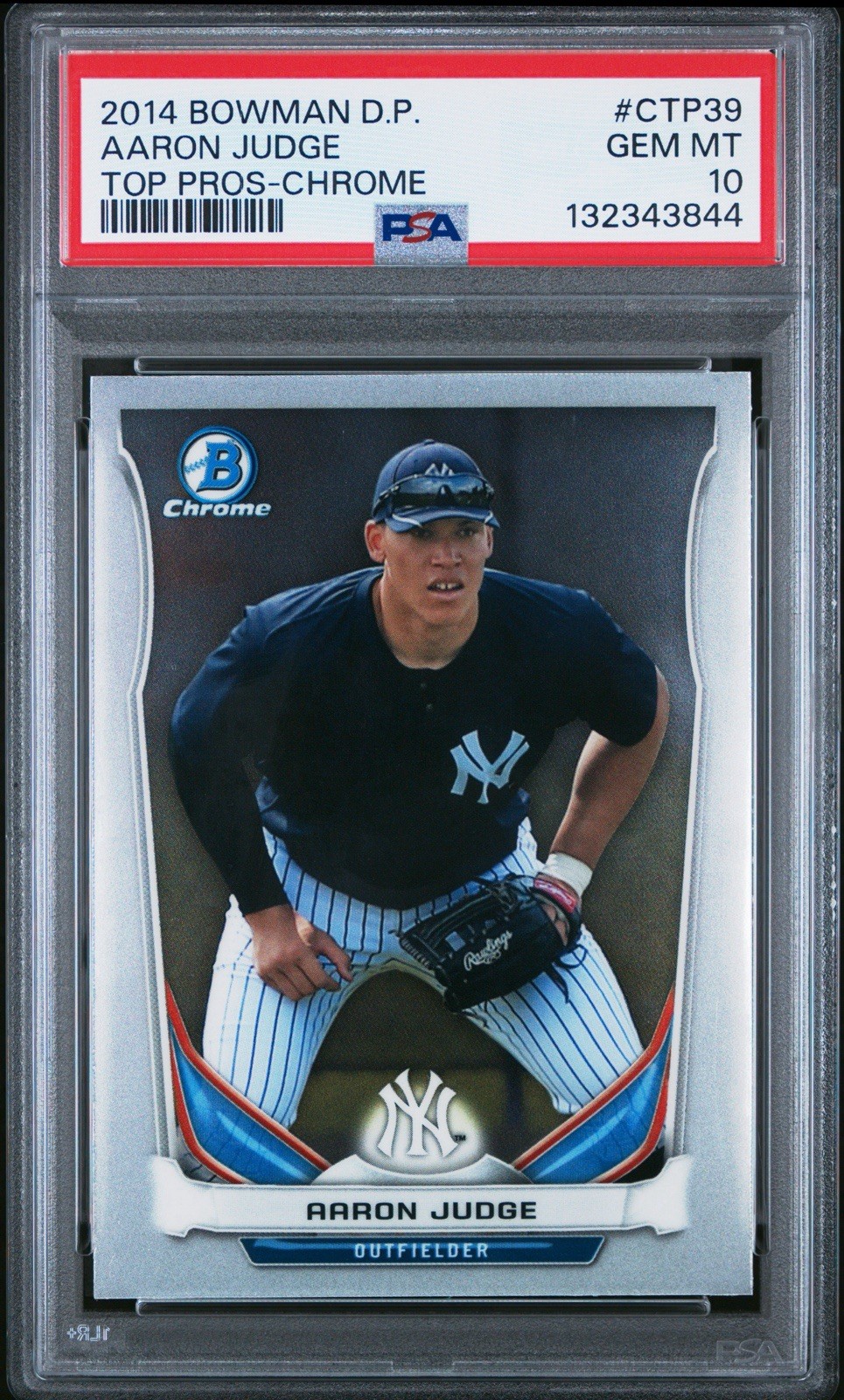 2014 Bowman Chrome Top Prospects Aaron Judge Yankees CTP39 PSA 10🔥