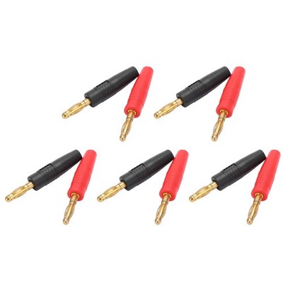 5Set U17 4mm Banana Plug GoldPlated Flame Retardant Electrical Testing Acces SET