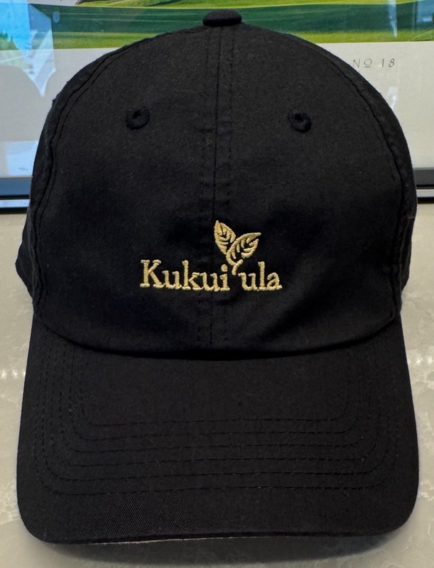 Kukui'ula Golf Club Kauai - Levelwear Golf Hat - Men's Adjustable - Black