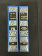 The Creeds of Christendom Philip Schaff Volumes 1 & 2 ONLY, Greek/Religion HC VG