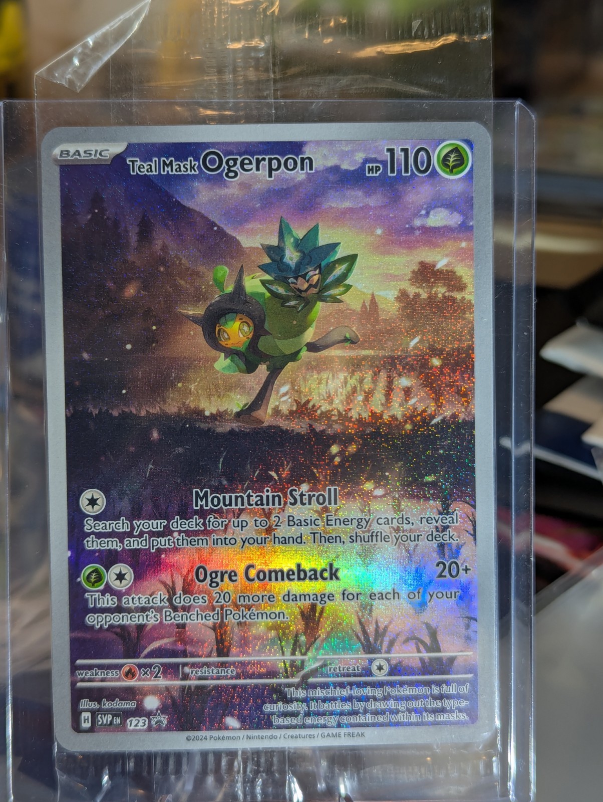 Teal Mask Ogerpon - SVP 123 Promo Sealed