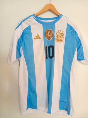 adidas Argentinien Trikot 2022 Messi 10 XL Slim Fit Kurzarm beflockt