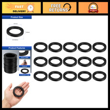 15 Pcs Nitrile Rubber Flat Washers 2-9/16" OD x 2" ID x 1/4" Thick, Gasket Set