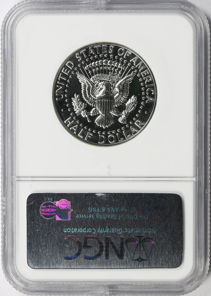 1964 Proof 50c Kennedy Accented Hair Half Dollar NGC PF68 - Image 2 of 4