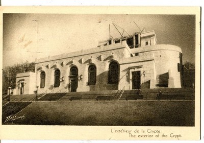 Canada Montreal - Saint Joseph's Oratory Mount Royal Crypt Exterior old postcard