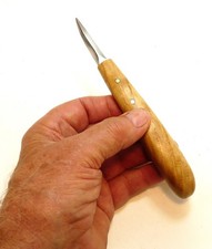 Davis Bros.  Custom Handmade  GLC #1L D Mini Hobby  & Wood Carving Crooked Knife