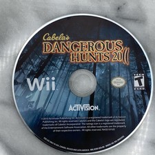 🔥 Cabelas Dangerous Hunts 2011 (Nintendo Wii) Disc Only! See Description