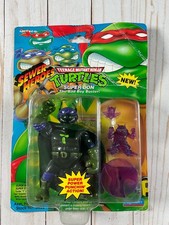 1993 Playmates TMNT SUPER DON Sewer Hero Action Figure Purple SEALED J3