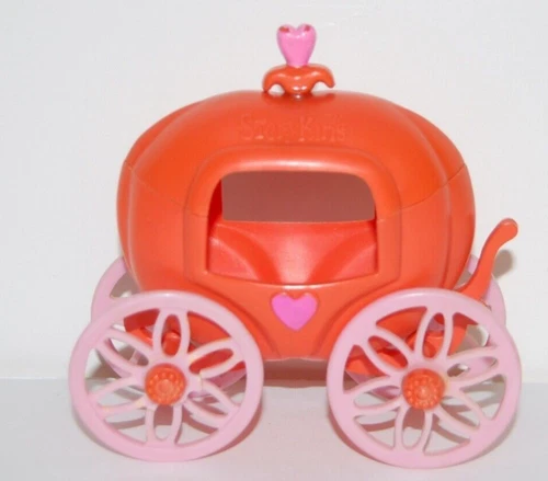 Vintage Barbie Cinderella Hasbro Storykins Liddle Kiddles Era  Pumpkin Carriage