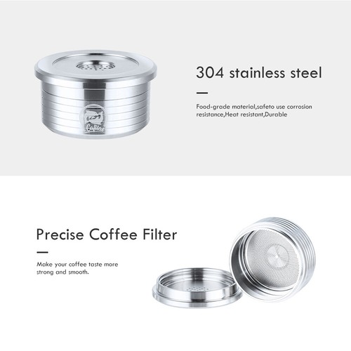 Wiederverwendbare Kaffeekapsel für DELTA Q NDIQ7323 Q MILKQOOL LAVAZZA EP MINI - Bild 14 von 15