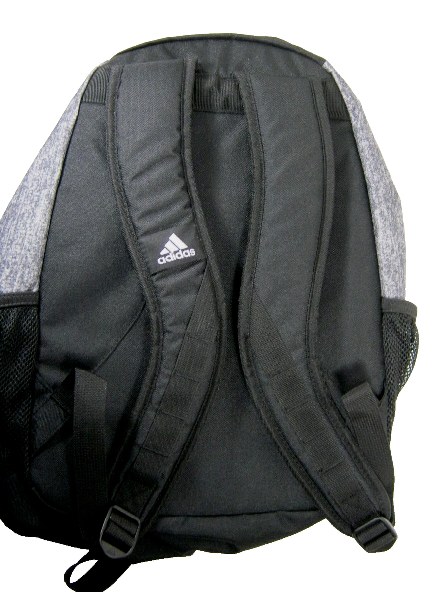 adidas Backpack Size Medium Unisex Black & DRK Heather Grey for sale online  | eBay
