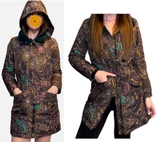 Etro Milano Puffer Jacket Paisley Goose Down Double Zip Packable Hood 40 S 4
