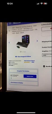 gaming pc desktop computer i7-10700