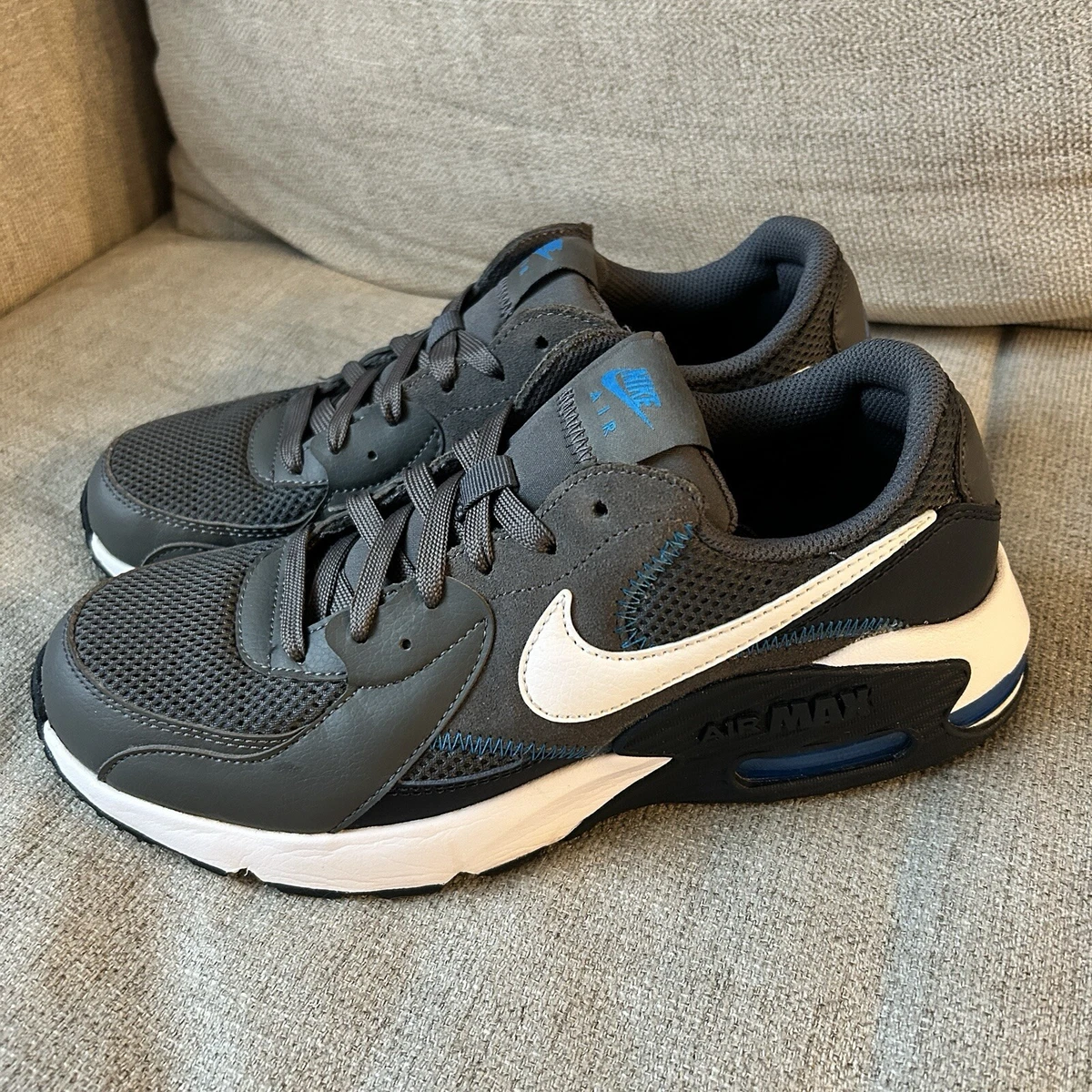 Nike Air Max Excee Blue Iron Grey Running Shoes‎ Men’s Sz 11.5 Nike Air Max Excee Sneaker Mens 15 Dust Gray Royal Blue  main image 2