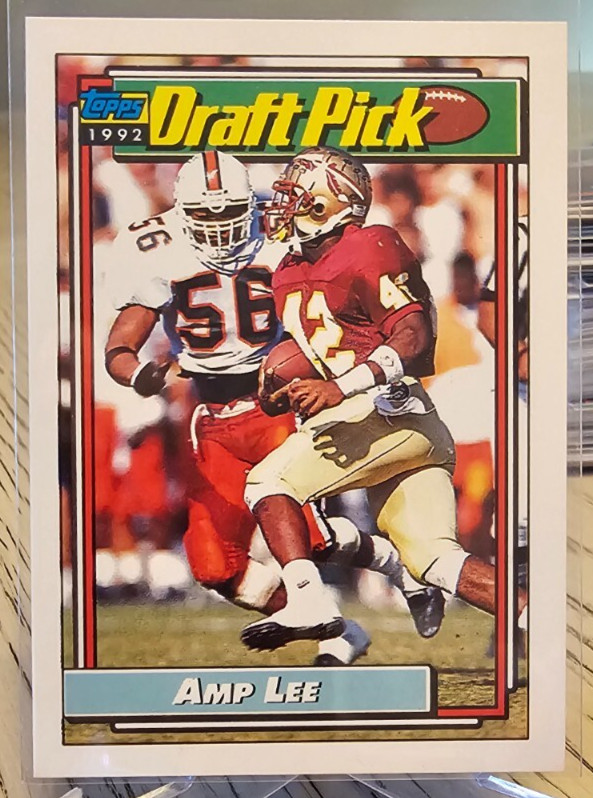 1992 Topps Amp Lee RC #250 San Francisco 49ers