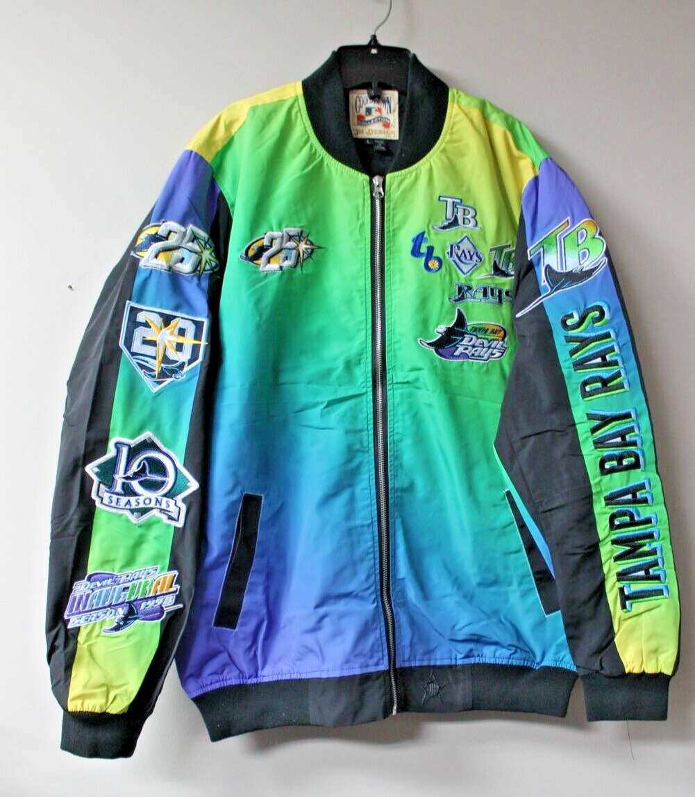 New MLB 25 Years Tampa Bay Devil Rays city edition zip up New MLB 25 Years Tampa Bay Devil Rays city edition zip up