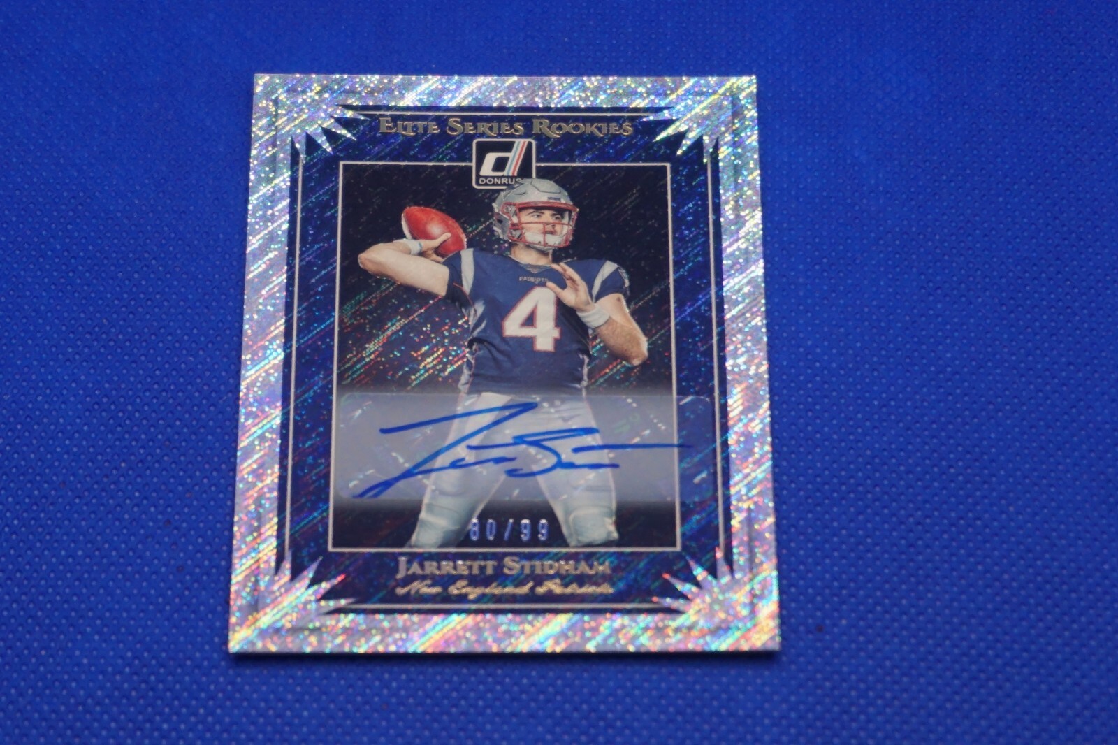 Jarrett Stidham 2019 Donruss Elite Series Rookies Auto Autograph Numbered  80/99