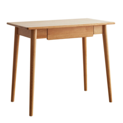 31.50'' Solid Wood Computer Desk Home Office Desk with Drawer Study Writing Desk