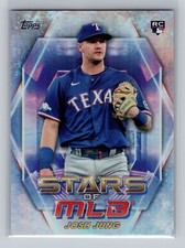 2023 Topps Josh Jung STARS OF MLB ROOKIE CARD #SMLB-56 - Texas Rangers. rookie card picture
