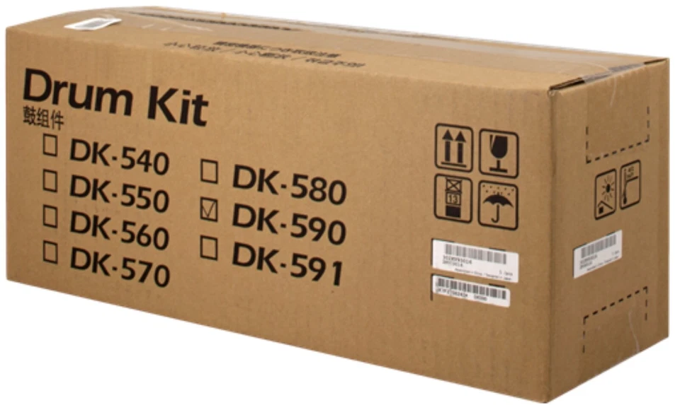 Kyocera Drumkit dk 590 Druckertrommel für KyoceraFS-C2126MFP, KyoceraFS-C2026MFP