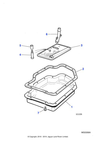 JLM1487 Jaguar XJS 5.3l Auto Gearbox Sump Gasket for sale online 