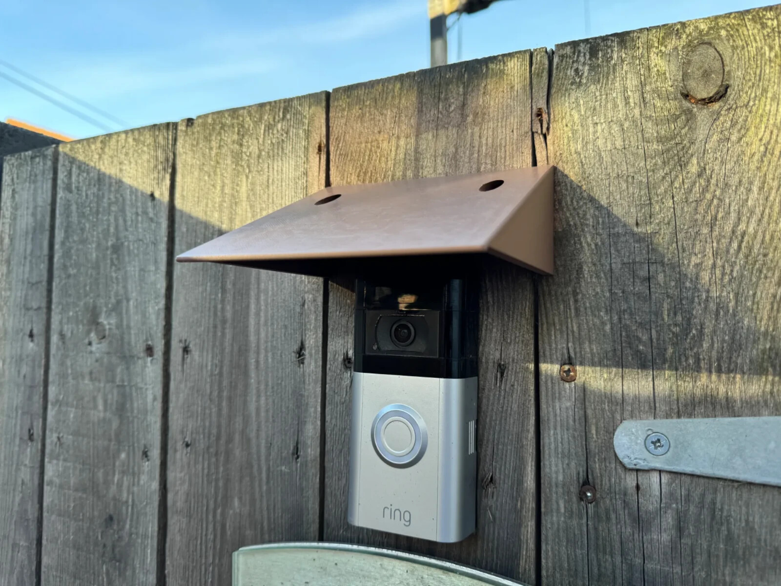 Universal XL Video Doorbell Rain Cover / Sun anti-glare hood Ring Blink Nest