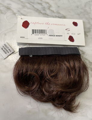 Gabor FRINGE BENEFIT 4'' BANGS-NAPE Addition- in LG33  New With Tags