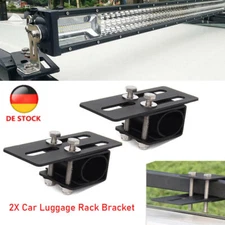 2Pcs Car Roof Rack Bracket Holder Bumper Mounting Kit for LED Work Light Bar SUV