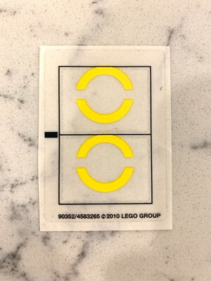 LEGO STICKER SHEET for 8098 Clone Turbo Tank,  New & Genuine!
