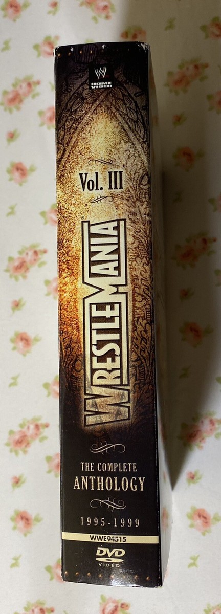 WWE Wrestlemania Anthology: Vol. 3 (1995-1999) 5-Disc-Set (DVD