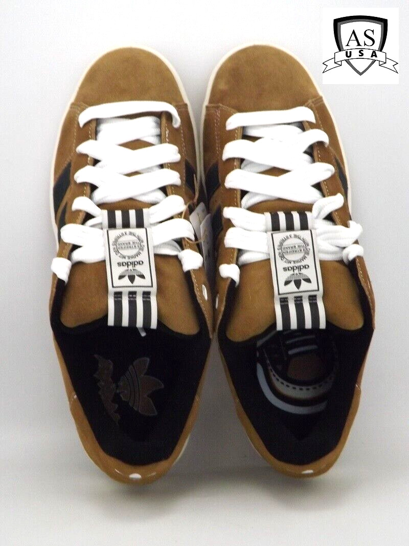 ADIDAS CAMPUS 00S YNUK SHOES Size 13 Brown Desert/Black /White IE2175 thumbnail 6