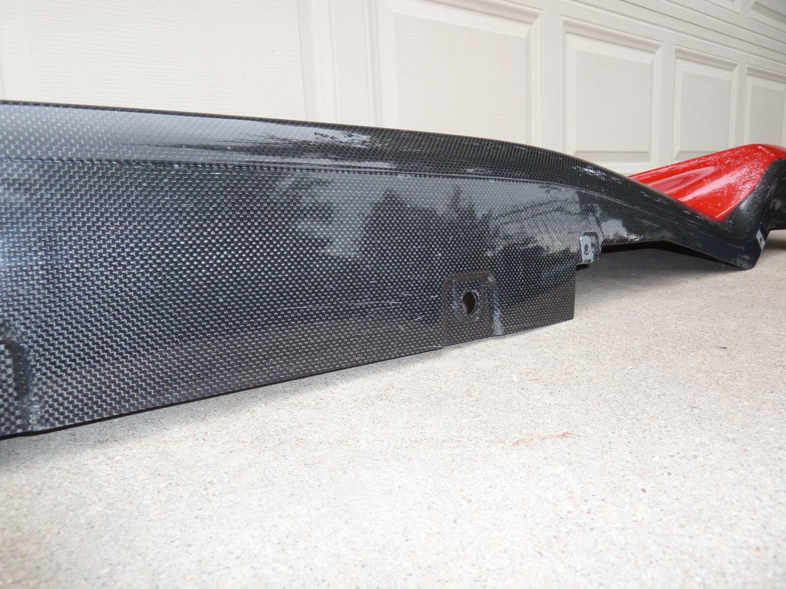 Ferrari 488 PISTA Left Side Skirt OEM Carbon Fiber Rocker Panel GTB Spider
