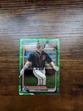 2024 Bowman #BCP-83 Cole Foster Lunar Glow Refractor San Francisco Giants