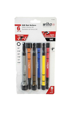 Wiha Tools  70486 - BIT Buddy 6 Piece Terminator Blue Impact Bits - NEW