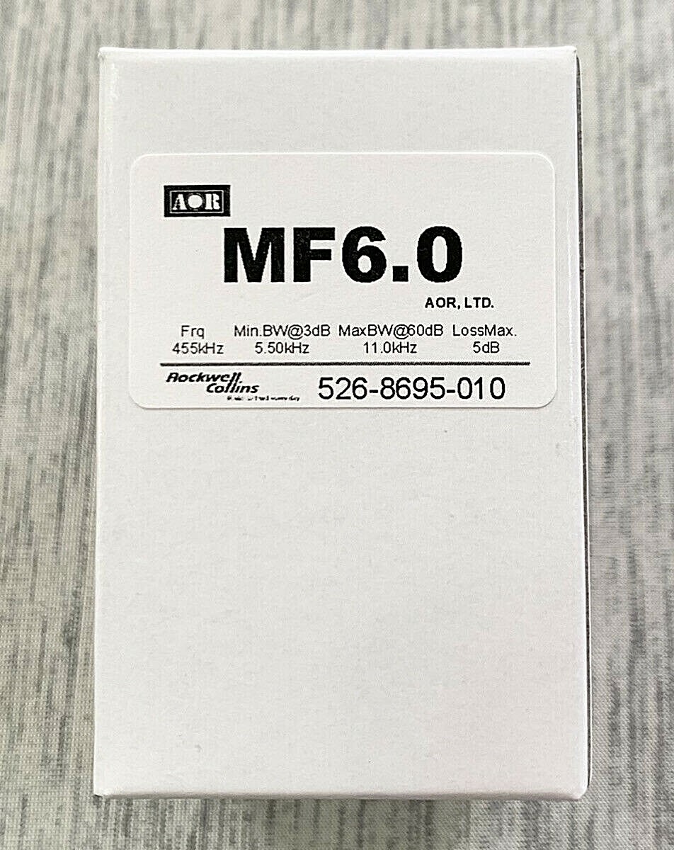 AOR MF-6.0 for AM 6.0kHz MF Series Collins Mechanical Filter AOR MF-6.0 for AM 6.0kHz MF Series Collins Mechanical Filter