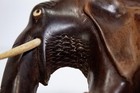 Vintage Wooden Hand Carved Elephant Sculpture Figure — photo 4