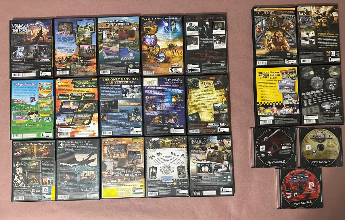 Playstation 2 (PS2) - 22 game lot - Most CIB with Manual! *NO SPORTS TITLES*